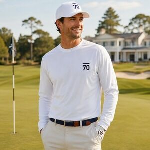 Subseventy Mens‎ Stretch Crew Sweatshirt Sz XL Long Sleeve Golf Athletic